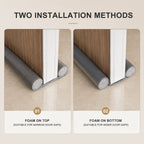 🧊 The Ultimate Summer Door Seal: Lock AC In, Keep Bugs & Noise Out (Slide-On)