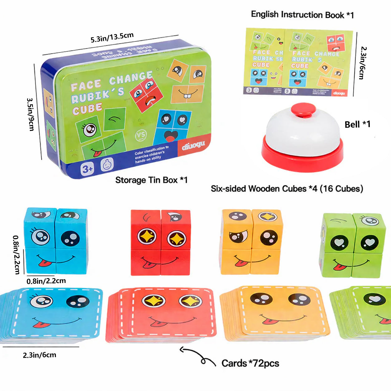 ⚔️ Face-Off! ⚡ The High-Speed Expression Match Game: 🃏 72-Card Mega Pack for Epic Game Nights 🎉