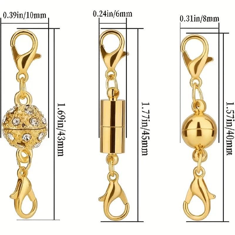 😍😍 Magnetic Necklace Clasps and Closures