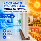 🧊 The Ultimate Summer Door Seal: Lock AC In, Keep Bugs & Noise Out (Slide-On)