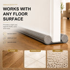 🧊 The Ultimate Summer Door Seal: Lock AC In, Keep Bugs & Noise Out (Slide-On)