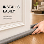 🧊 The Ultimate Summer Door Seal: Lock AC In, Keep Bugs & Noise Out (Slide-On)