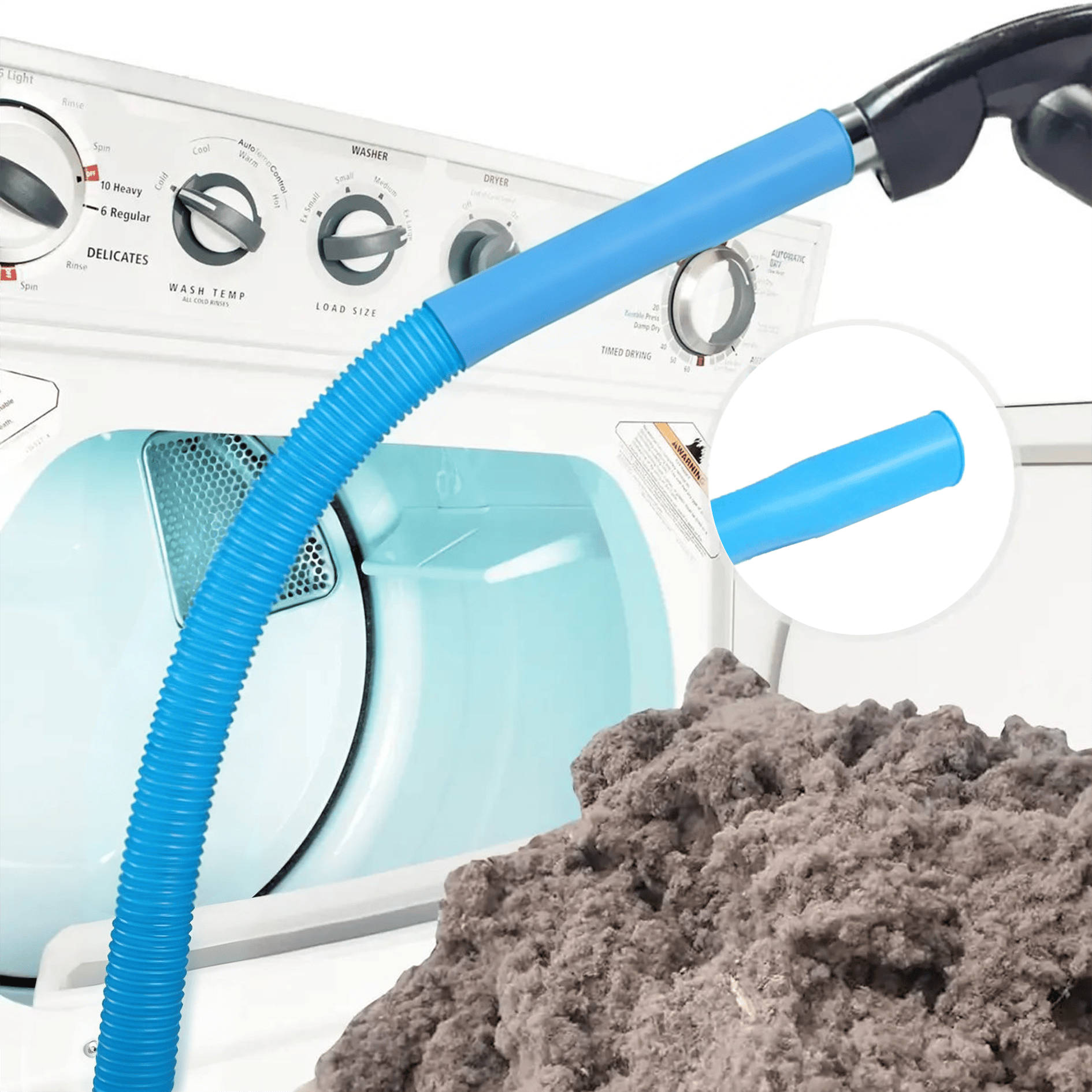 Universal Dryer Vent Cleaner Kit: Deep-Reach Vacuum Hose Attachment for Instant Lint Removal ✨