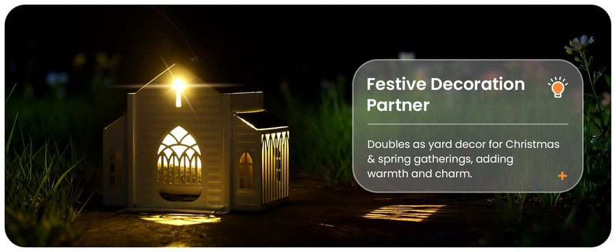 ✨ Create Your Private Sanctuary – Solar Church Bird Feeder (60% OFF)