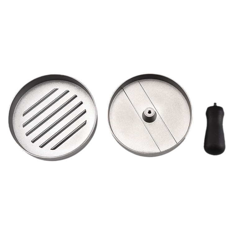 Manual Hamburger Patty Press with Black Handle