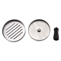 Manual Hamburger Patty Press with Black Handle