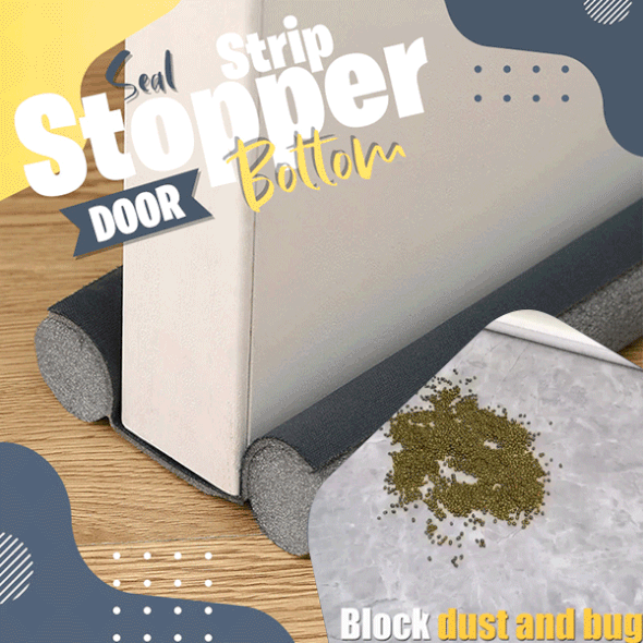 🧊 The Ultimate Summer Door Seal: Lock AC In, Keep Bugs & Noise Out (Slide-On)
