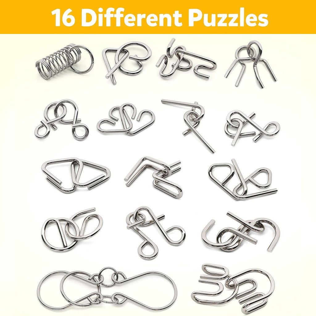 🔥The Best Gift🎁 Metal Montessori Puzzle Solving
