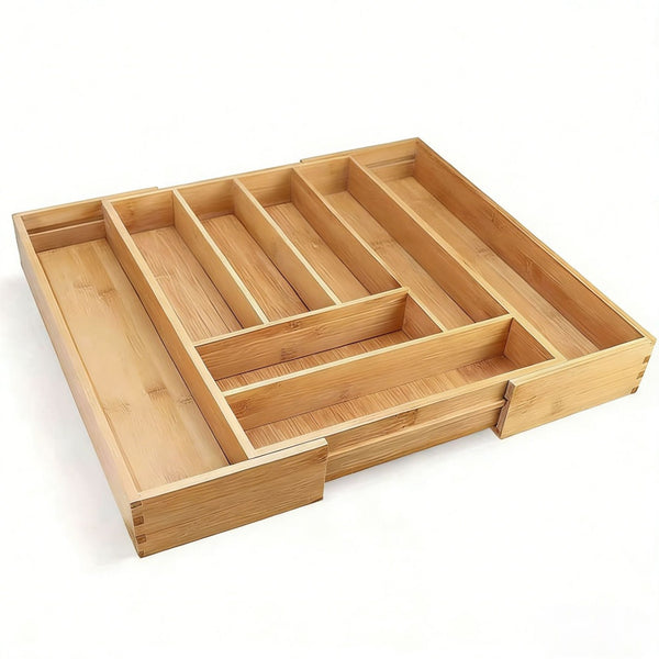 Bamboo Expandable Drawer Organizer