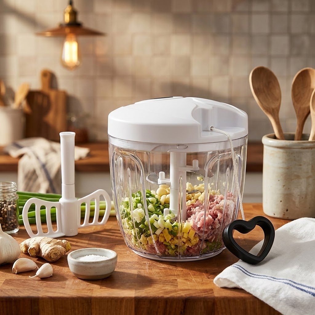 Manual Pull Cord Food Chopper
