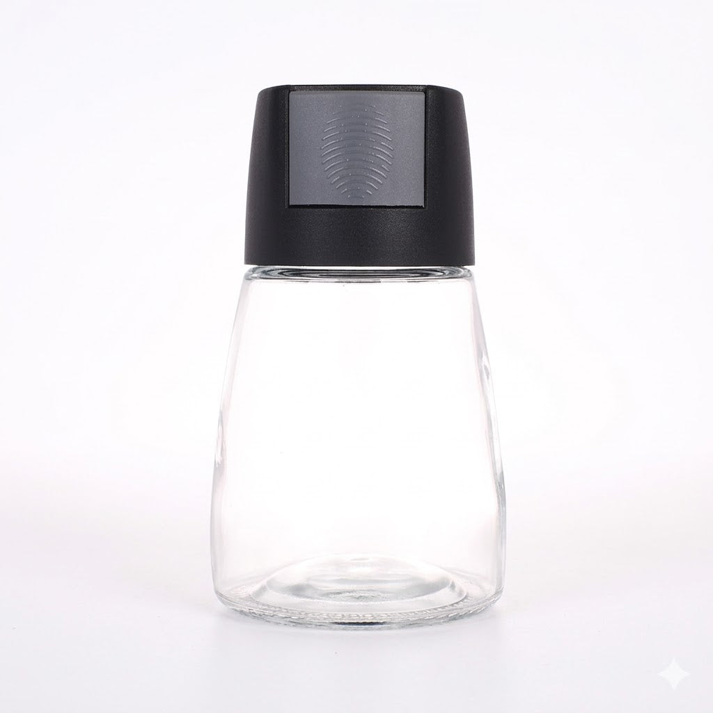 Press-Type Quantitative Glass Seasoning Bottle